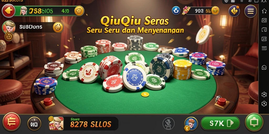 Tampilan gameplay QiuQiu yang seru dan menarik di 8278SLOTS.