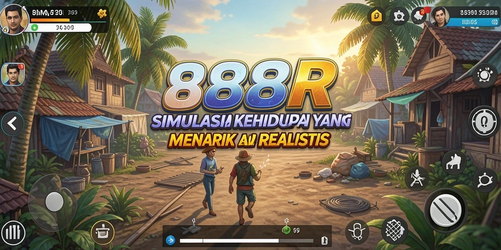 Tampilan gameplay 888R menampilkan interaksi karakter yang dinamis.