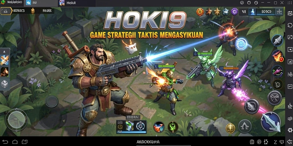 Tampilan gameplay HOKI9 yang penuh strategi dan taktik menarik.