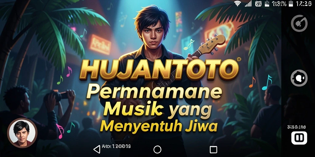 Tampilan gameplay yang seru dan penuh warna dari HUJANTOTO.