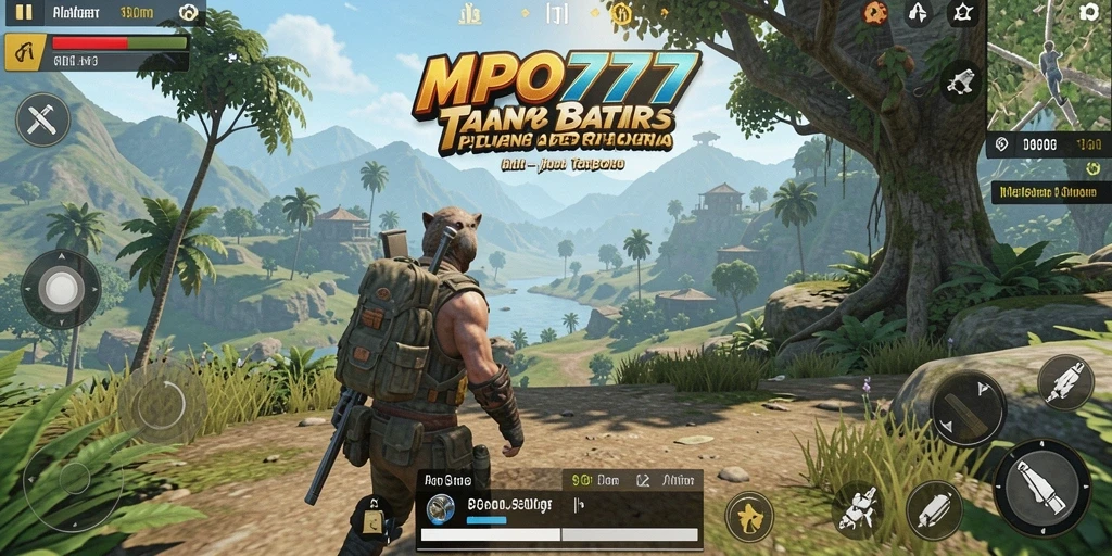 Screenshot MPO777 menampilkan aksi seru di dunia terbuka.