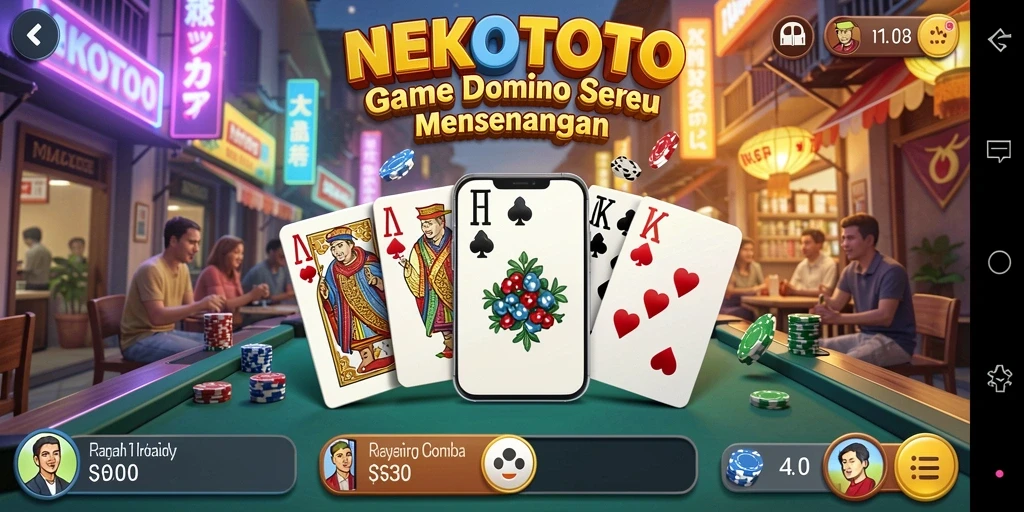 Tampilan gameplay seru dan memikat di NEKOTOTO