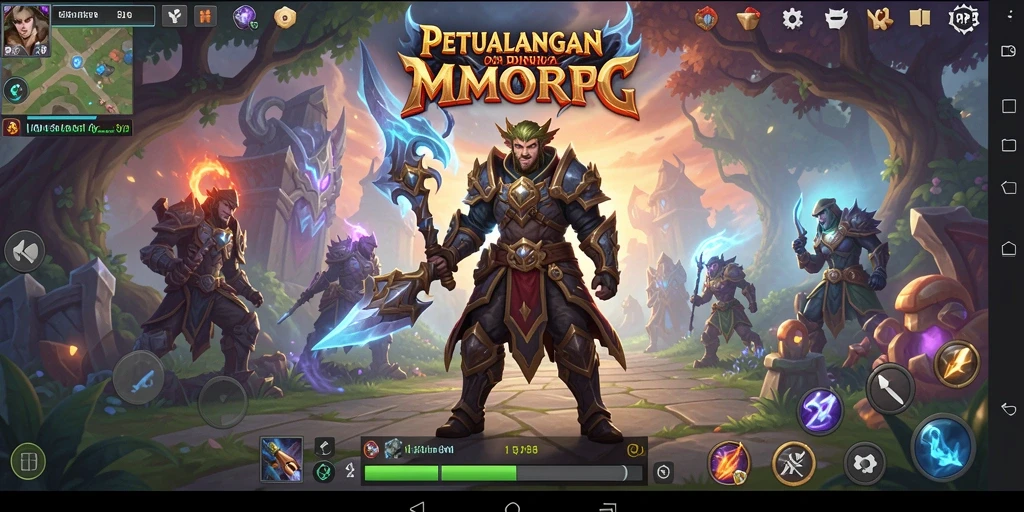Tampilan aksi seru dalam gameplay RP8 yang menakjubkan.