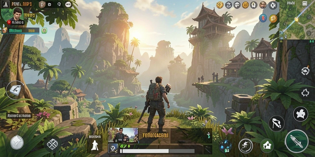 Tampilan gameplay menakjubkan dari RVIP3 dalam dunia Open World.