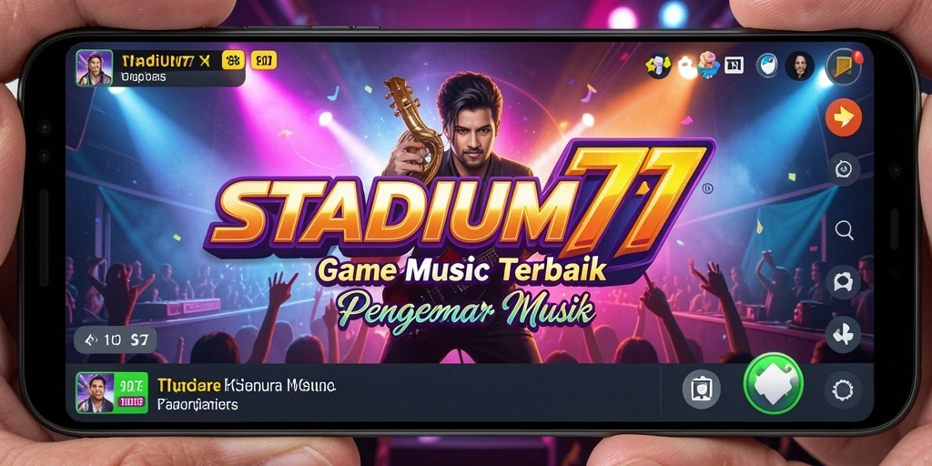 Tampilan gameplay <strong>STADIUM77</strong> yang penuh warna dan dinamis.
