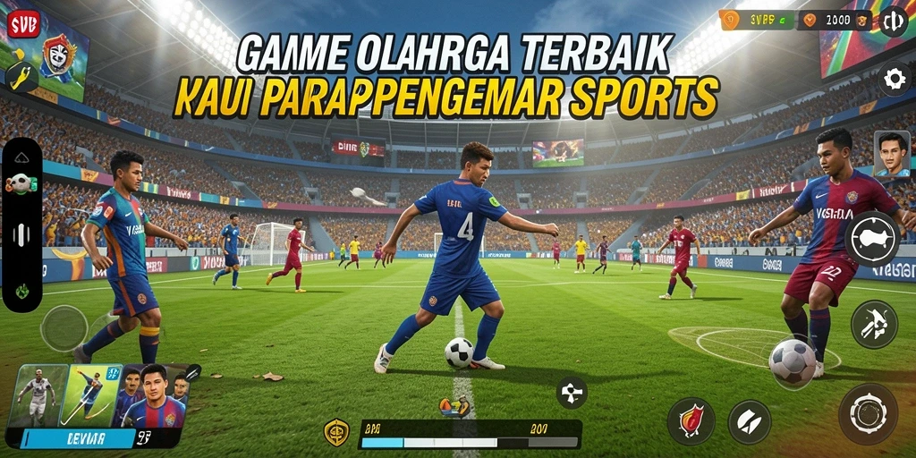 Screenshot gameplay SVIP2 menampilkan pertandingan olahraga yang seru dan intens.
