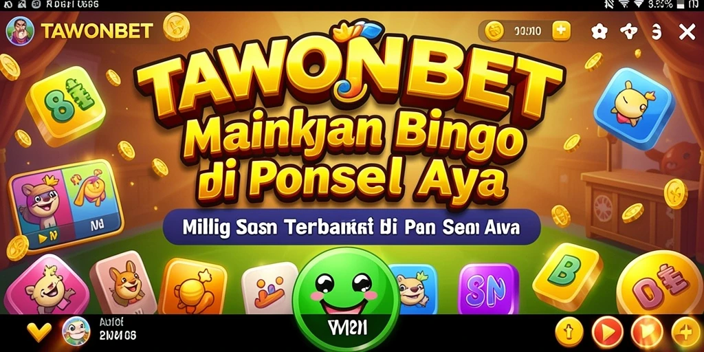 Tampilan gameplay Bingo yang seru dalam TAWONBET.