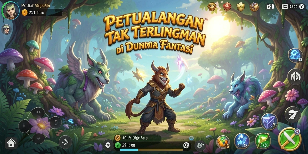Tangkapan layar gameplay V21 menampilkan petualangan seru dan visual menawan.